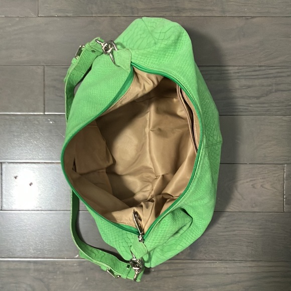 Y2K Vintage Bergē Snakeskin Pattern Leather Purse - Picture 6 of 14